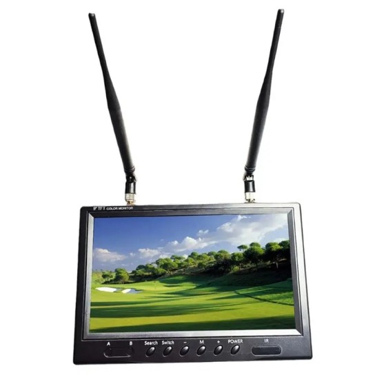 Original 9inch 5.8G Monitor LCD Screen 800X480 20Hz--20Khz Stereo Dual for RC Drone Quadcopter